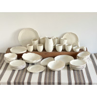Набір №4 на 12 осіб серії "Росохан білий"
