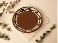 Блюдце під чашку для чаю ( ф 150 мм) декор "Трипілля"
