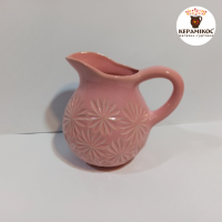 Глек (ваза вис.16 см, колір рожевий)